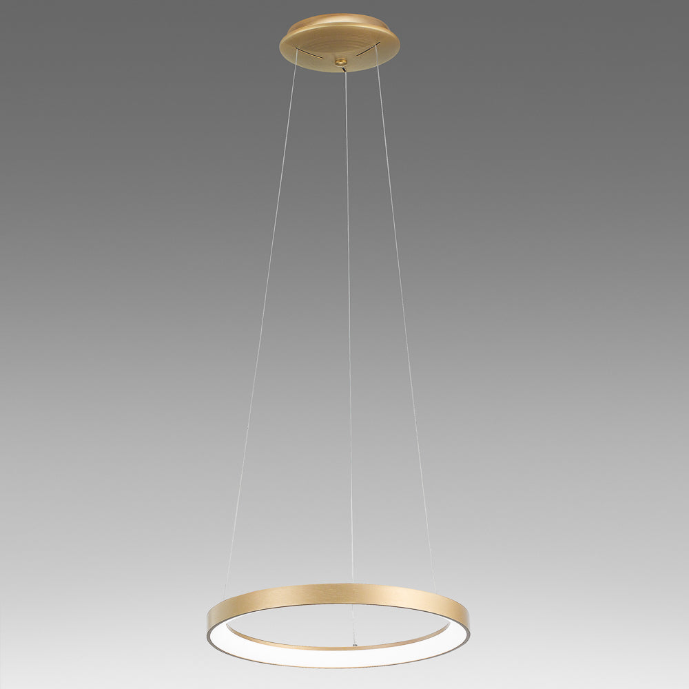 GEALUCE Sospensione Montatura in alluminio bianco-oro spazzolato. Diffusore in acrilico bianco opale. LED KRIZIA S/G D.78CM GEALUCE Sospensione Montatura in alluminio bianco-oro spazzolato. Diffusore in acrilico bianco opale. LED KRIZIA S/G D.78CM